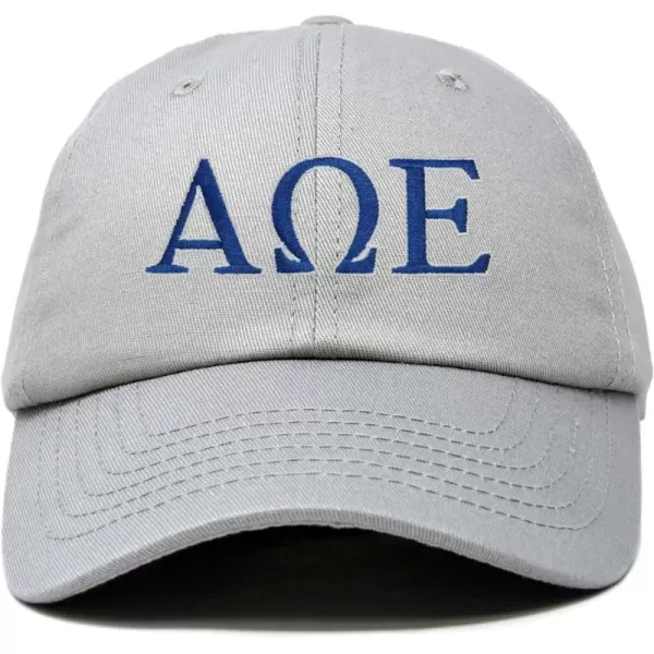 DALIX Alpha Omega Epsilon Greek Letters Hat Womens Embroidered Baseball Cap