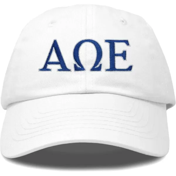 DALIX Alpha Omega Epsilon Greek Letters Hat Womens Embroidered Baseball Cap