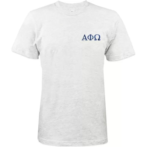 DALIX Alpha Phi Omega Greek Letters T-Shirt Men's Embroidered Fraternity Shirt