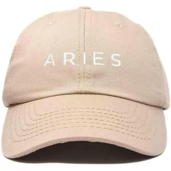 DALIX Aries Dad Hat Embroidered Zodiac Astrology Cotton Baseball Cap