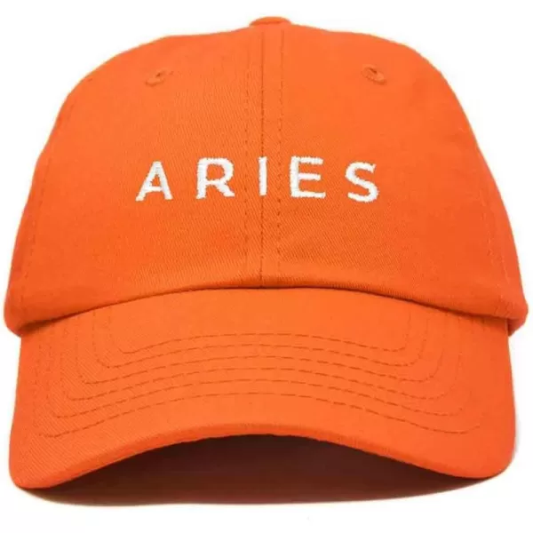 DALIX Aries Dad Hat Embroidered Zodiac Astrology Cotton Baseball Cap
