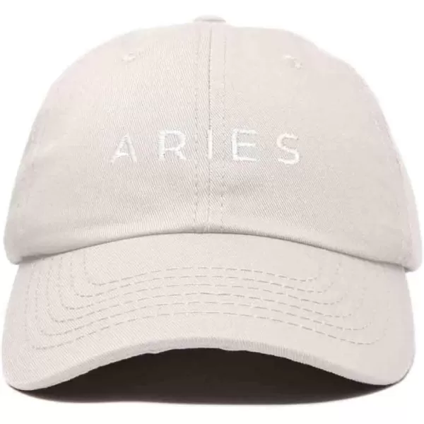 DALIX Aries Dad Hat Embroidered Zodiac Astrology Cotton Baseball Cap