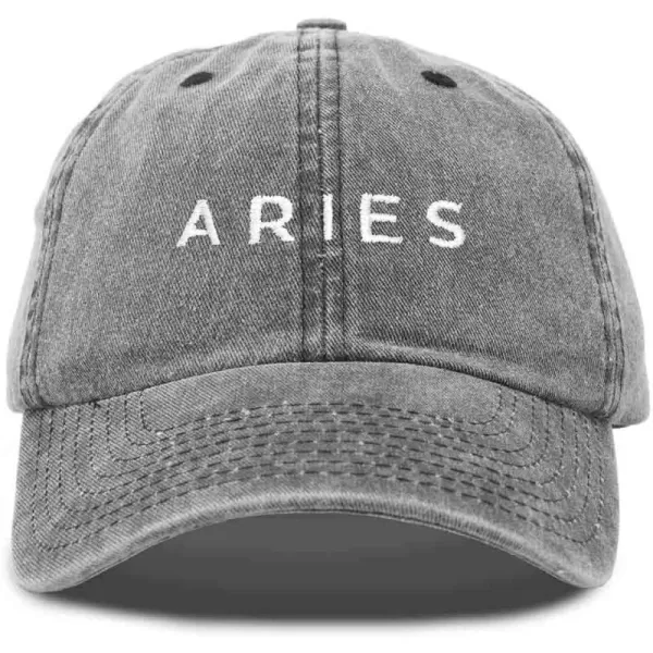 DALIX Aries Dad Hat Embroidered Zodiac Astrology Cotton Baseball Cap