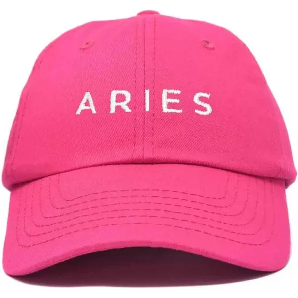 DALIX Aries Dad Hat Embroidered Zodiac Astrology Cotton Baseball Cap