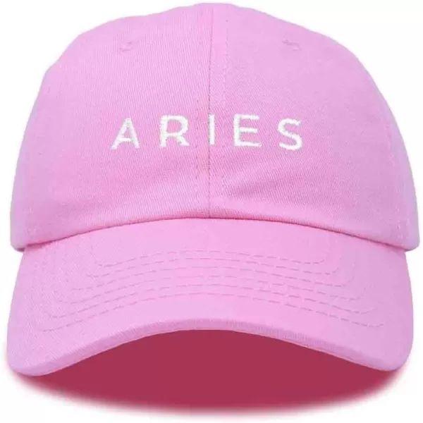 DALIX Aries Dad Hat Embroidered Zodiac Astrology Cotton Baseball Cap