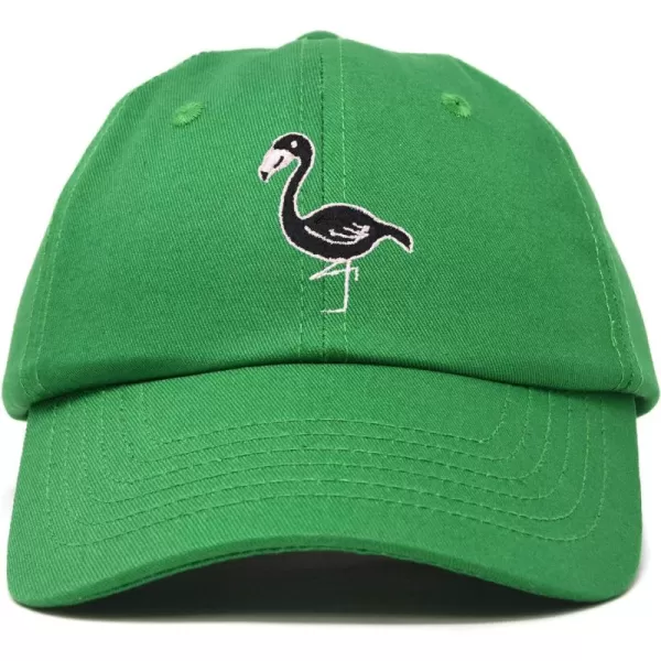 DALIX Black Flamingo Womens Dad Hat Baseball Cap Embroidered