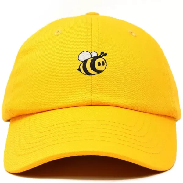DALIX Bumble Bee Baseball Cap Dad Hat Embroidered Womens Girls