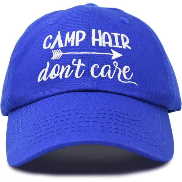 DALIX Camp Hair Don't Care Hat Dad Cap 100% Cotton Lightweight