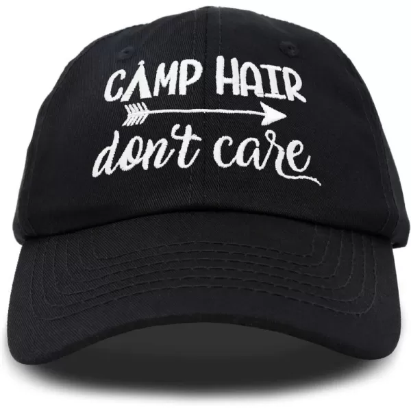 DALIX Camp Hair Don't Care Hat Dad Cap 100% Cotton Lightweight