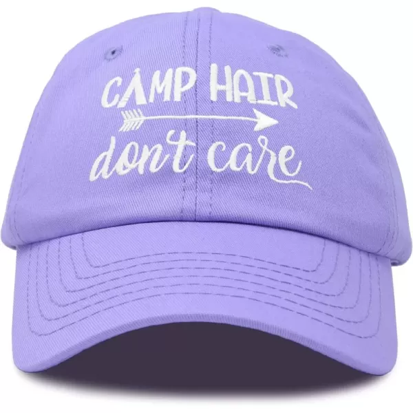 DALIX Camp Hair Don't Care Hat Dad Cap 100% Cotton Lightweight