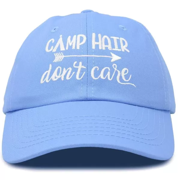 DALIX Camp Hair Don't Care Hat Dad Cap 100% Cotton Lightweight