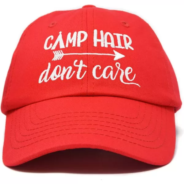 DALIX Camp Hair Don't Care Hat Dad Cap 100% Cotton Lightweight
