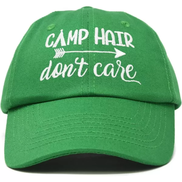 DALIX Camp Hair Don't Care Hat Dad Cap 100% Cotton Lightweight