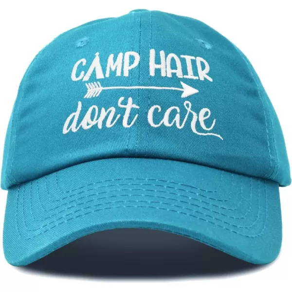 DALIX Camp Hair Don't Care Hat Dad Cap 100% Cotton Lightweight
