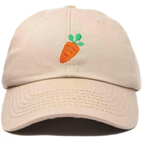 DALIX Carrot Embroidered Dad Cap Cotton Baseball Hat Women