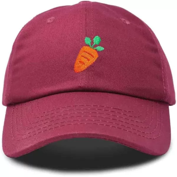 DALIX Carrot Embroidered Dad Cap Cotton Baseball Hat Women