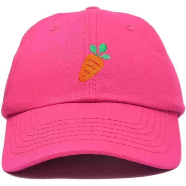 DALIX Carrot Embroidered Dad Cap Cotton Baseball Hat Women