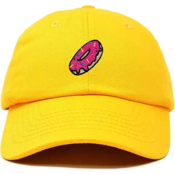 DALIX Donut Embroidered Baseball Dad Cap