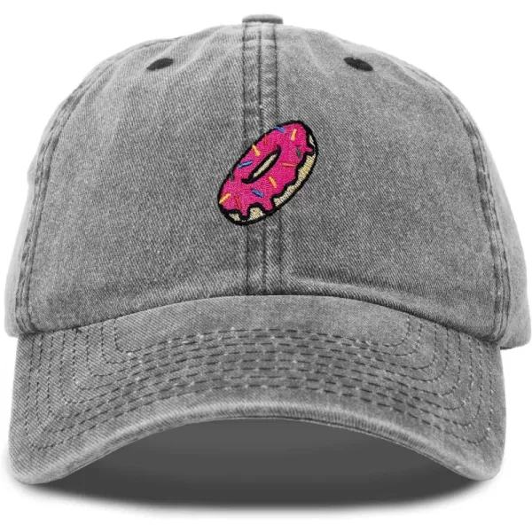 DALIX Donut Embroidered Baseball Dad Cap
