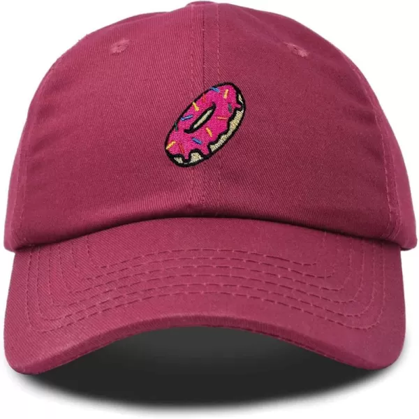 DALIX Donut Embroidered Baseball Dad Cap