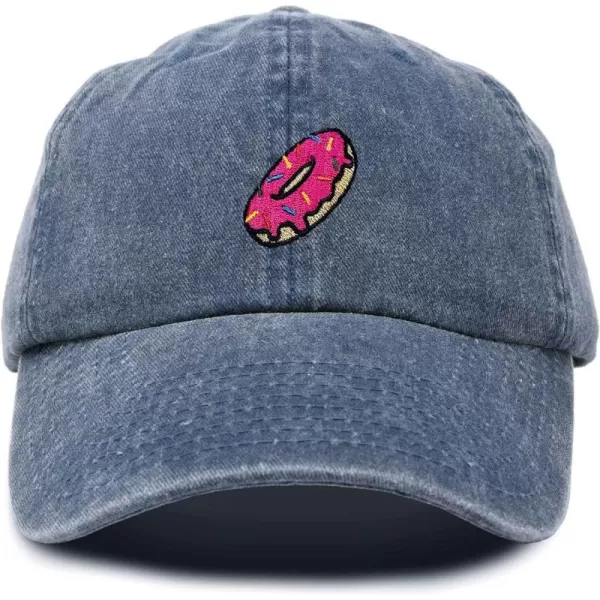 DALIX Donut Embroidered Baseball Dad Cap