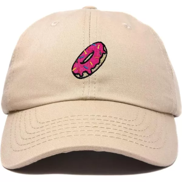 DALIX Donut Embroidered Baseball Dad Cap