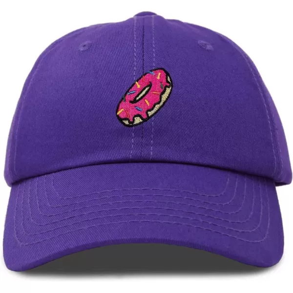 DALIX Donut Embroidered Baseball Dad Cap