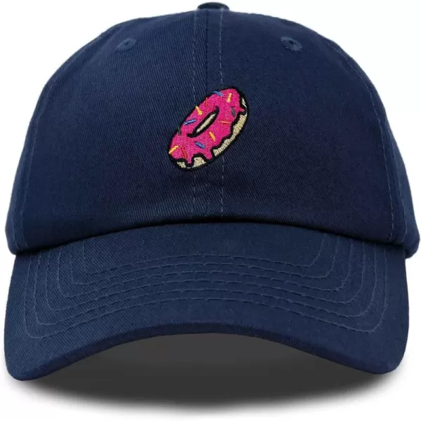 DALIX Donut Embroidered Baseball Dad Cap