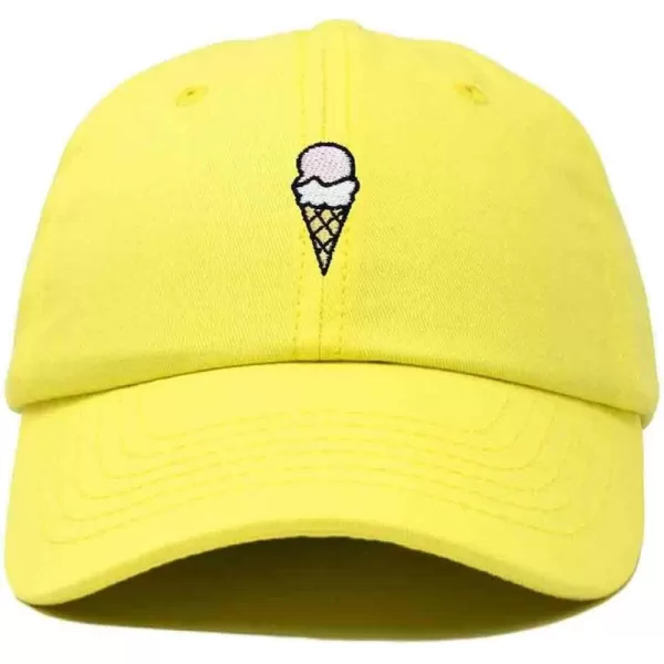 DALIX Double Scoop Embroidered Ice Cream Dad Hat Embroidered Cap Women