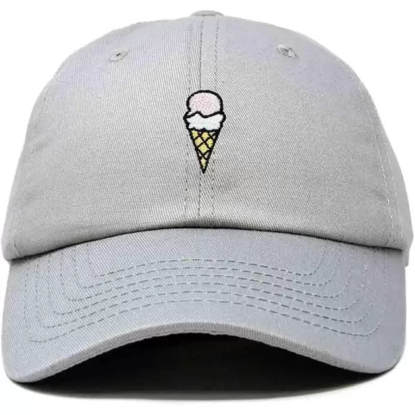 DALIX Double Scoop Embroidered Ice Cream Dad Hat Embroidered Cap Women