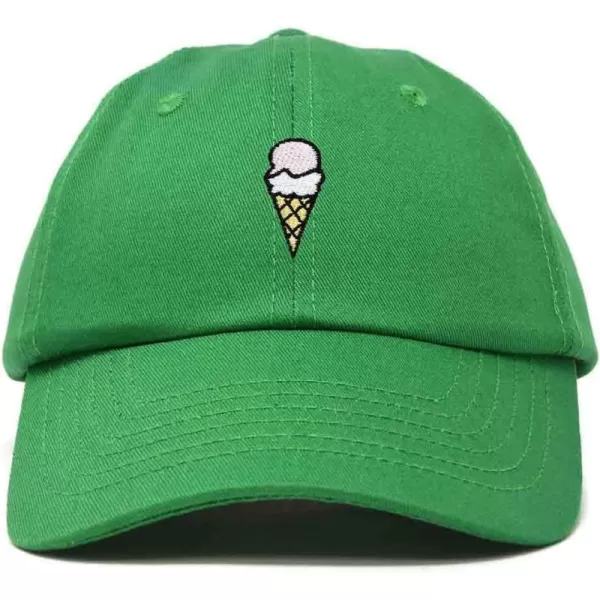 DALIX Double Scoop Embroidered Ice Cream Dad Hat Embroidered Cap Women