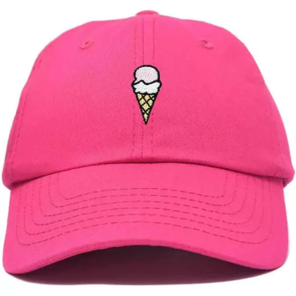 DALIX Double Scoop Embroidered Ice Cream Dad Hat Embroidered Cap Women