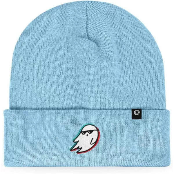 DALIX Embroidered Ghost Life Beanie