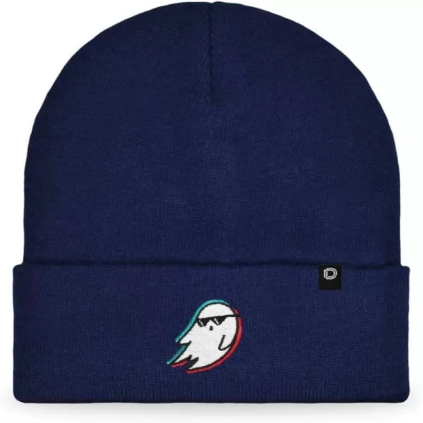 DALIX Embroidered Ghost Life Beanie