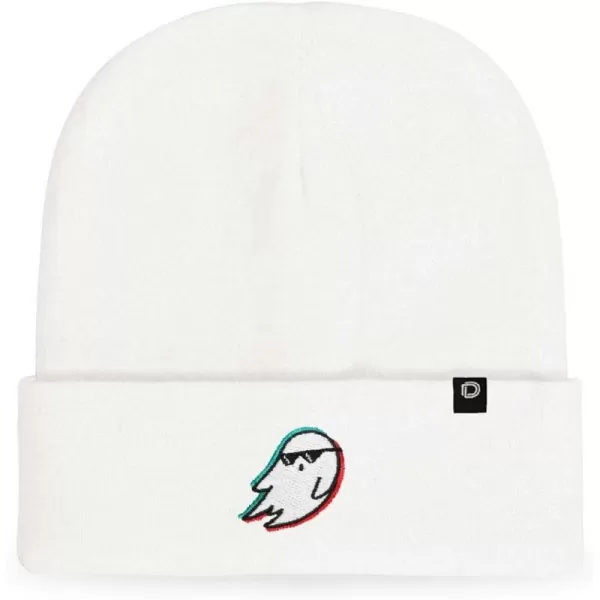 DALIX Embroidered Ghost Life Beanie