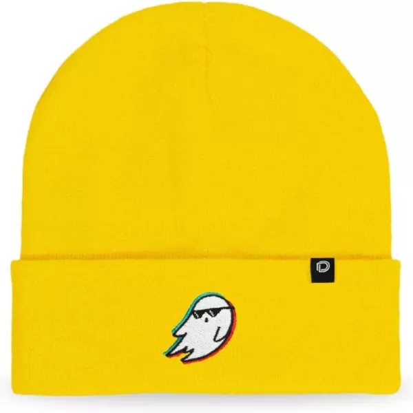 DALIX Embroidered Ghost Life Beanie