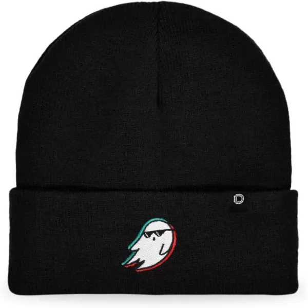 DALIX Embroidered Ghost Life Beanie