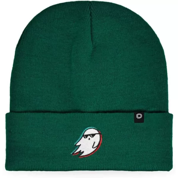 DALIX Embroidered Ghost Life Beanie