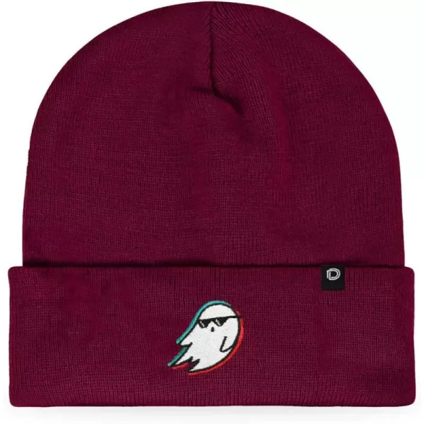 DALIX Embroidered Ghost Life Beanie