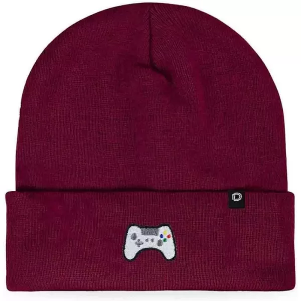 DALIX Game Controller Embroidered Beanie Cap Cotton Baseball Men