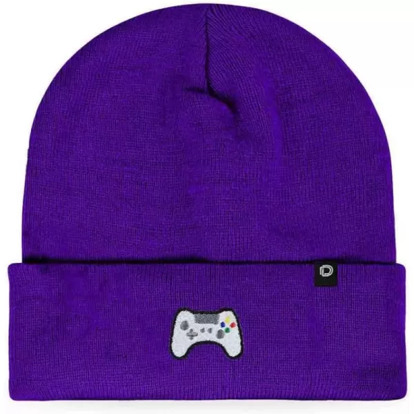 DALIX Game Controller Embroidered Beanie Cap Cotton Baseball Men