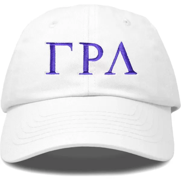 DALIX Gamma Rho Lambda Sorority Hat Womens Greek Letters Embroidered Baseball Cap