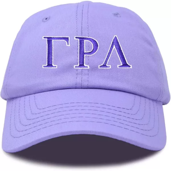 DALIX Gamma Rho Lambda Sorority Hat Womens Greek Letters Embroidered Baseball Cap