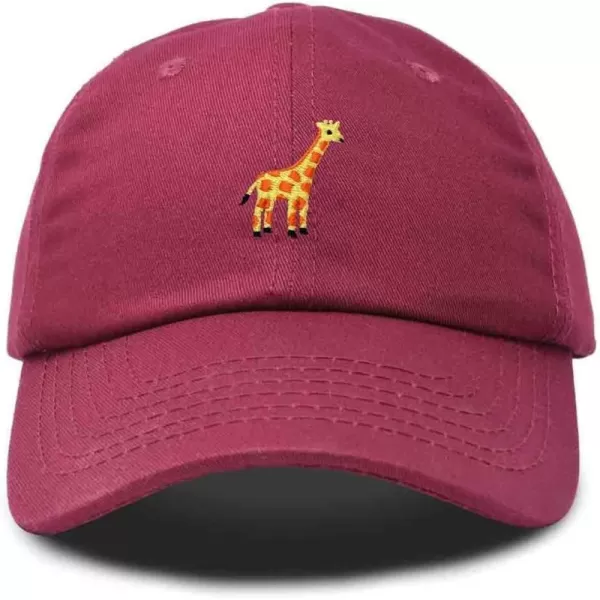 DALIX Giraffe Embroidered Dad Hat Cotton Baseball Cap Women