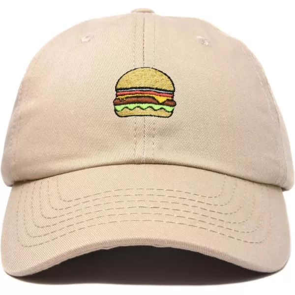 DALIX Hamburger Hat Cheeseburger Dad Baseball Cap Gift