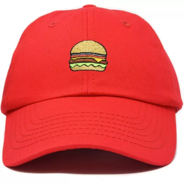 DALIX Hamburger Hat Cheeseburger Dad Baseball Cap Gift
