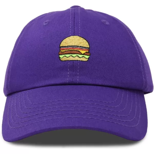 DALIX Hamburger Hat Cheeseburger Dad Baseball Cap Gift