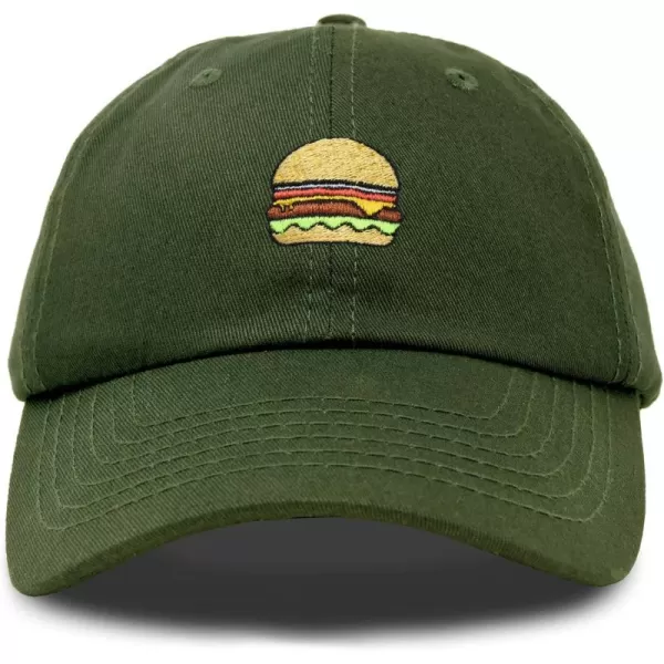 DALIX Hamburger Hat Cheeseburger Dad Baseball Cap Gift