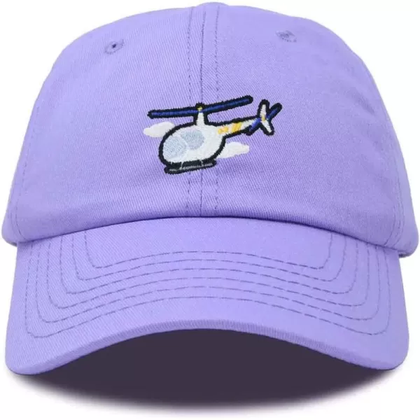 DALIX Helicopter Embroidered Dad Cap Cotton Baseball Hat Mens