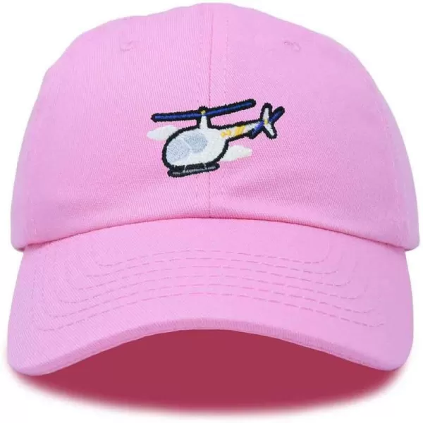 DALIX Helicopter Embroidered Dad Cap Cotton Baseball Hat Mens